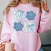 Floral Mama/ Mimi/NaNa/Gigi/ Aunt, Retro Coquette Bow - Preppy Flower Design for Mother's Day