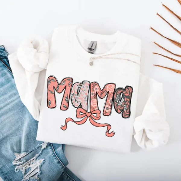 Cute Floral Sweatshirt for Mimi, Nana, Mommy, Mother's Day Gift Idea