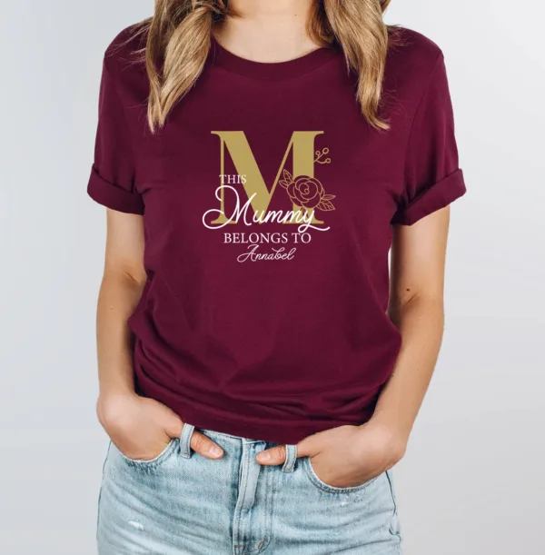 Floral-Mummy-Shirt-This-Mummy-Belongs-Personalised-Mama-Shirt-Mama-Gifts-Mummy-To-Be-1.webp Floral Mummy Shirt, This Mummy Belongs, Personalized Mama Shirt, Mama Gifts, Mummy To Be
