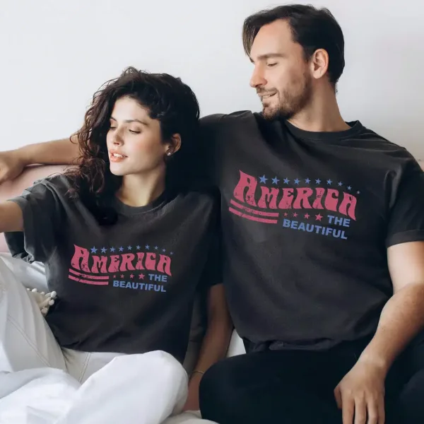 Fourth-of-July-Couples-Shirts-2.webp Fourth of July Couples Shirts, America Shirt, America Tee, Patriotic Tee, 4th of July Tee, Couple Usa Shirt