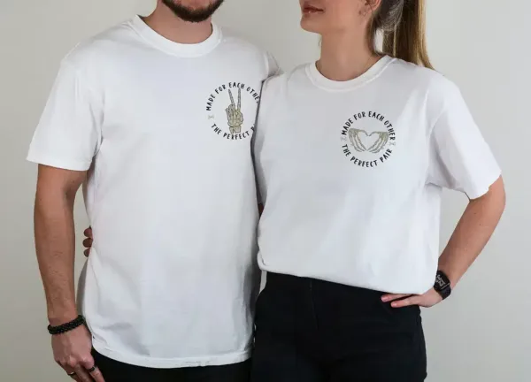 Funny-Couples-T-shirt-1.webp Funny Couples T-shirt, Skeleton His Hers Shirts, Couples Shirts, Raunchy Couples Tees, Boyfriend Girlfriend Matching Shirts