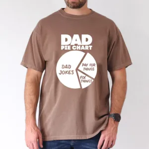 Dad Pie Chart Include Dad Jokes, Dad For Things, Fix Things, Funny Dad Graphic Tee, The Best Father's Day Gift