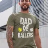 Softball Baseball Dad Shirt ? Proud Sports Dad of Ballers ? Father's Day Gift