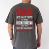 Funny Fathers Day Shirt Dad from Daughter Son Wife for Daddy T-Shirt, The Best Father's Day Gift