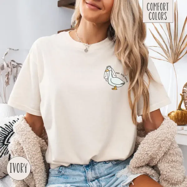 Funny-Goose-Shirt-Women-Mr-and-Mrs-2.webp Funny Goose Shirt Women Mr and Mrs Honeymoon Shirt Wedding Gift for Couple Goose Gifts Wedding Shower Gift Funny Matching Shirt Bride Groom