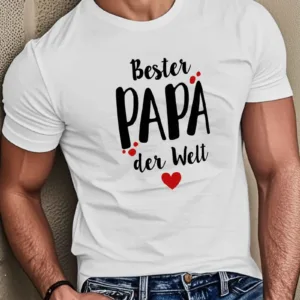 German-World-s-Best-Dad-MenS-Short-Sleeve-2.webp German World's Best Dad Men's Short Sleeve T-shirt Summer T-shirt Top
