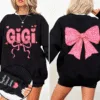 Gigi-Nana-And-Kids-Lovely-Bow-Personalized-Sweatshirt-With-Design-On-Sleeve-Meaningful-Valentine-Gifts-For-Grandma-Mom-Wife-NH96-1-1.png Gigi And Kids Lovely Bow - Personalized Sweatshirt With Design On Sleeve - Meaningful Mother's Day Gifts For Grandma, Mom, Wife