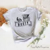 Couples Matching T-Shirt With His Booty and Her Pirate Print Design, The Best Family Matching Gift