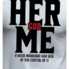 His-Hers-Matching-Couple-T-Shirts-2.webp Couple Matching T-Shirt, Her God Me and Him God Me Print Design For Summer, Father's Day T-Shirt, The Best Family Matching Gift
