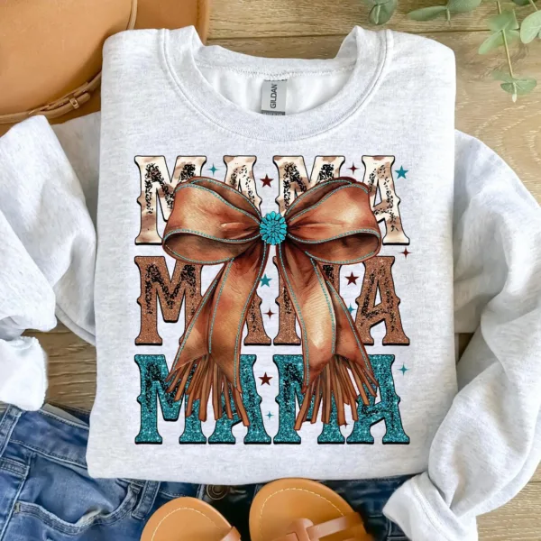 Western Mama, Howdy Cowhide, Coquette Mama, Mother's Day Gift