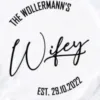 Hubby Wifey T Shirts, Matching Wedding T-Shirts, Anniversary T-Shirts, Honeymoon Mr And Mrs T-Shirts