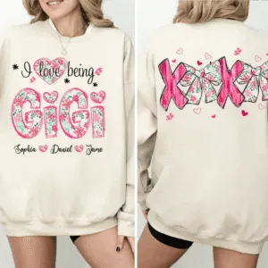I-Love-Being-Gigi-Grandma-and-Grandkids-Personalized-Sweatshirt-With-Design-On-Sleeve-Gift-For-Grandma-Mom-Wife-NH96-1-1.png I Love Being Gigi, Grandma and Grandkids - Personalized Sweatshirt - Gift For Grandma, Mom, Wife