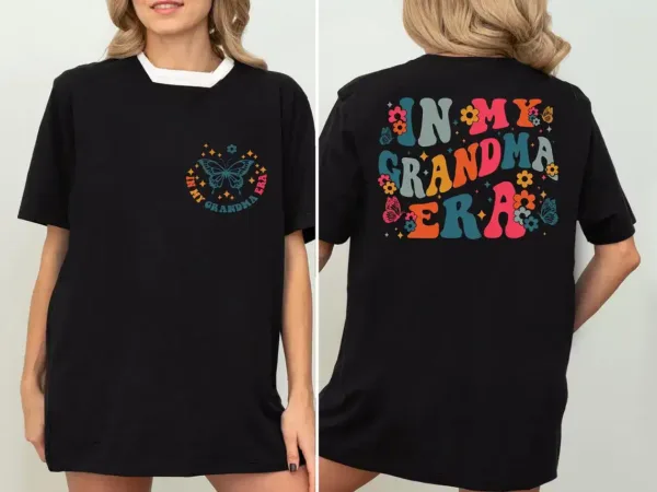 In My Grandma Era, Grandma T-Shirt, Cool Grandma Shirt, Best Grandma T-Shirts, Proud New Grandma Tee, Funny Grandma