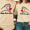 Couple Matching T-Shirt, Keep Love Alive, Mother's Day, Father's Day, The Best Family Matching Gift