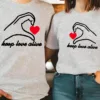 Couple Matching T-Shirt, Keep Love Alive, Mother's Day, Father's Day, The Best Family Matching Gift