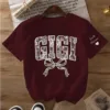 Personalized Lace Gigi Coquette Shirt, Mothers Day Gift, Floral Gigi Lace Shirt, Trendy Lace Print Crewneck - The Best Mother's Day Gift