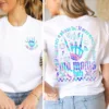 May include A Dark Blue T-Shirt With a Holographic Design T-Shirt, The Best Idea for Mother's Day Gift