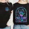 May include A Dark Blue T-Shirt With a Holographic Design T-Shirt, The Best Idea for Mother's Day Gift