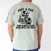 MENS2_gm_optimized.webp Just a Dad, Who Always Came Back With The Milk T-Shirt, The Best Father's Day Gift