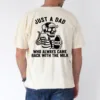 MENS4_gm_optimized.webp Just a Dad, Who Always Came Back With The Milk T-Shirt, The Best Father's Day Gift