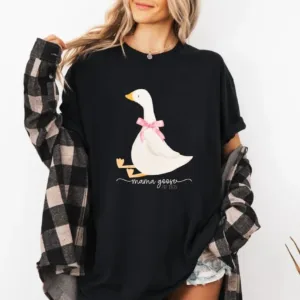 Custom Year Mama Goose T-Shirt ? Silly Goose Birthday Party Outfit ? Cute Mother?s Day Gift