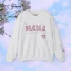 Mama-Sweatshirt-with-kid-name-Personalized-Mom-Sweater-Mommy-Shirt-Gift-for-Mothers-day-Shirt-for-Mom-Mama-Crewneck-4.jpg Personalized Mama Shirt, Wears Her Heart on Her Sleeve with Kids' Names