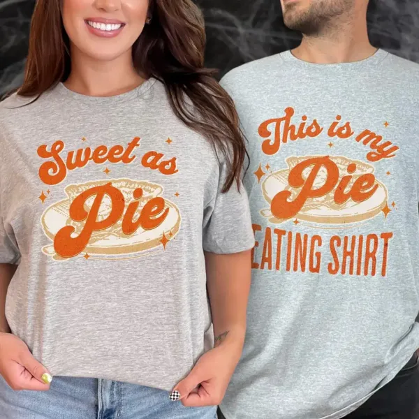 Matching Couple Shirts, Raunchy Boyfriend Girlfriend T-Shirts, Inappropriate Humor Matched Tees for Couples, Funny Couple Gift