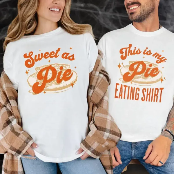Matching Couple Shirts, Raunchy Boyfriend Girlfriend T-Shirts, Inappropriate Humor Matched Tees for Couples, Funny Couple Gift
