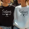 Matching Personalized Sister Birthday Sweatshirt, Custom Birthday Gift for Sister, Cute Matching Sister Shirts Customized Sister Shirt Gifts