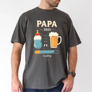 Papa 2025 T-Shirt, Gift for Dad, The Best Father's Day Gift