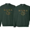 Milk And Cookies Sweatshirt, Family Matching First Birthday Crewneck Milk and Cookie Them