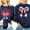 Mimi Bow - Personalized Sweatshirt With Design On Sleeve - Gift For Grandma, Mom, Wife Custom Sleeve