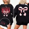 Mimi Bow - Personalized Sweatshirt With Design On Sleeve - Gift For Grandma, Mom, Wife Custom Sleeve