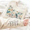 Personalized This Mimi Wears My Heart On My Sleeve, Kids Name on Sleeve, Personalized Gift for Mimi Shirt