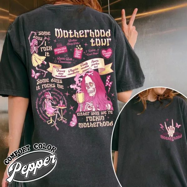 Motherhood-Rock-Skeleton-Shirt-Motherhood-Sometimes-I-Rock-It-Sometimes-It-Rocks-Me-Shirt-Motherhood-Rock-Shirt-Motherhood-Rock-Skeleton-3-1.jpg Motherhood Rock Skeleton, Motherhood Some Day I Rock It, Trendy Mom, Rocking Motherhood T-Shirt, Happy Mother's Day, The Best Gift for Women
