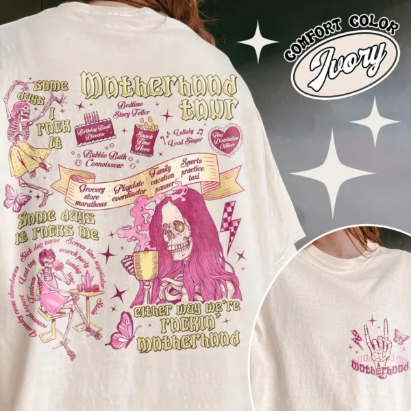 Motherhood-Rock-Skeleton-Shirt-Motherhood-Sometimes-I-Rock-It-Sometimes-It-Rocks-Me-Shirt-Motherhood-Rock-Shirt-Motherhood-Rock-Skeleton-4-1.jpg Motherhood Rock Skeleton, Motherhood Some Day I Rock It, Trendy Mom, Rocking Motherhood T-Shirt, Happy Mother's Day, The Best Gift for Women