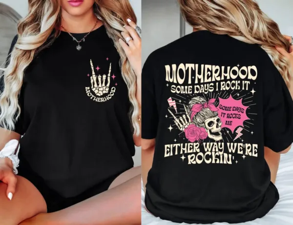 Motherhood-Rock-Skeleton-ShirtRocker-Mom-Shirt-Motherhood-Some-day-I-rock-it-ShirtMothers-Day-GiftSarcastic-Womens-Shirt-4-1.jpg Motherhood Rock Skeleton, Motherhood Some Day I Rock It, Trendy Mom, Rocking Motherhood T-Shirt, Happy Mother's Day, The Best Gift for Women