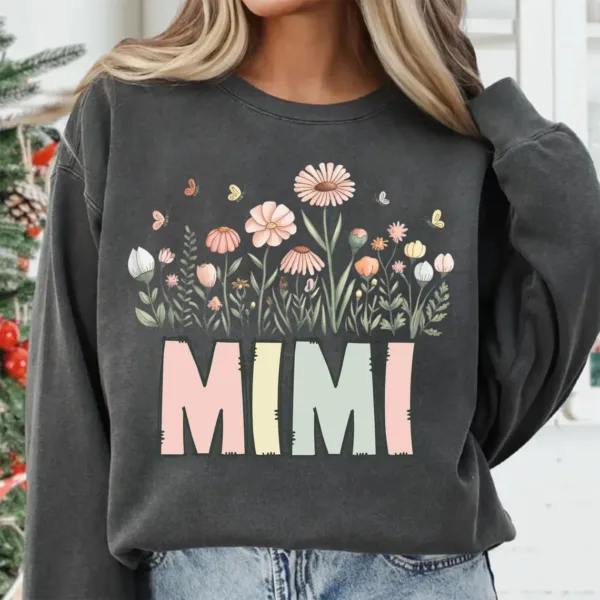 Perfect Gift for Mother's Day: Pastel Wildflower Floral Graphic ? Mom, Grandma, Mimi, Nana, Gig