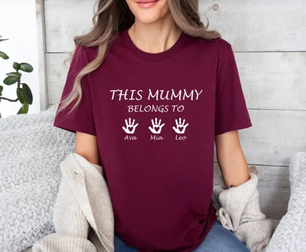 Mummy-Shirt-Custom-Mum-T-shirt-Personalised-Mum-This-Mummy-Belongs-Mothers-Day-Tee-Funny-Mom-Tshirt-New-Mum-Shirts-Mother-To-Be-3.webp Custom Mum T-shirt, Personalized Mum, This Mummy Belongs, Mothers Day Tee, New Mum Shirts, Mother To Be