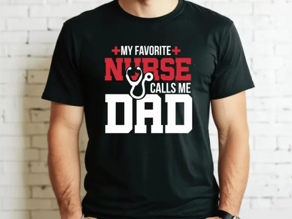 Nurse-Dad-Shirt-American-Flag-Nurse-Dad-Tshirt-3.webp Nurse Dad T-Shirt, American Flag Nurse Dad Tee, Father’s Day Gift For Nurse Dad, Nurse's Husband Gift, Gift For Dad