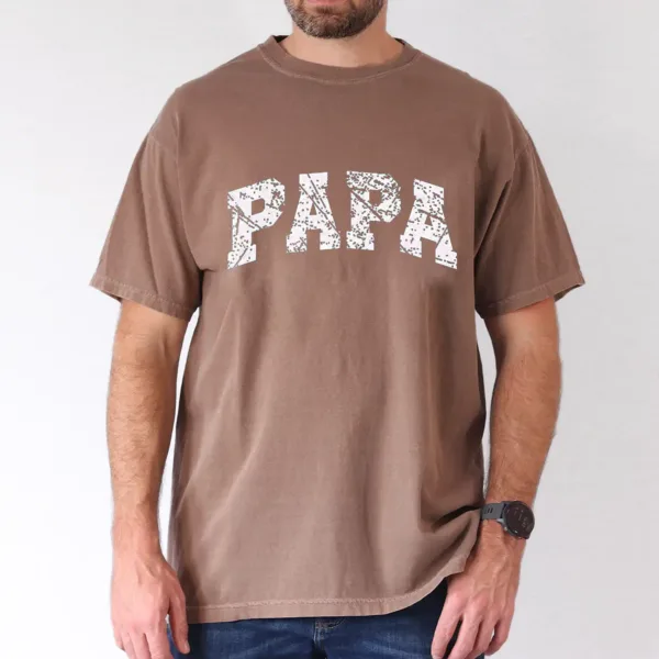 Papa-Tshirt-2.webp Papa T-shirt, Dad Gift, The Best Father's Day Gift
