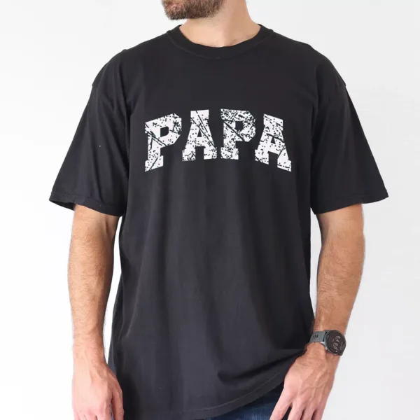Papa-Tshirt-4.webp Papa T-shirt, Dad Gift, The Best Father's Day Gift