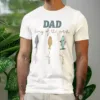 Personalised Dad Fishing Shirt, King of the Catch T-Shirt with Kids' Names, Custom Father's Day Gift, Dad Birthday Gift, Summer Fishing Tee