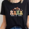 Personalized Kids Name Mum Shirt, Floral Mother Shirt, Mothers Day T-Shirt, Custom Mama Shirt