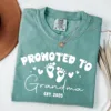 Personalize-Est-Grandma-Shirt-1.webp Personalize Est Grandma T-Shirt, Promoted To Grandma, Mothers Day Gift For Grandma, Granny Shirt, Gigi Mimi Shirt, Nana Shirt