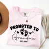 Personalize-Est-Grandma-Shirt-3.webp Personalize Est Grandma T-Shirt, Promoted To Grandma, Mothers Day Gift For Grandma, Granny Shirt, Gigi Mimi Shirt, Nana Shirt