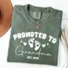 Personalize-Est-Grandma-Shirt-4.webp Personalize Est Grandma T-Shirt, Promoted To Grandma, Mothers Day Gift For Grandma, Granny Shirt, Gigi Mimi Shirt, Nana Shirt