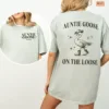Personalized-Auntie-Silly-Goose-1.webp Personalized Auntie Silly Goose Shirt, Funny Goose Lover, One Silly Goose Birthday, Aunt Gift From Niece, Aunt Gift Nephew
