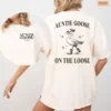 Personalized-Auntie-Silly-Goose-4.webp Personalized Auntie Silly Goose Shirt, Funny Goose Lover, One Silly Goose Birthday, Aunt Gift From Niece, Aunt Gift Nephew