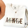 Personalized-Auntie-T-shirt-2.webp Personalized Auntie T-shirt, Auntie Shirt, Trendy Aunt Outfit, Cool Auntie Clothing's, Matching Family Tees, New Aunt Gifts